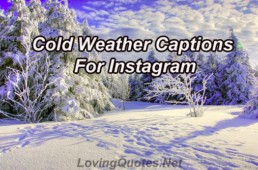 Cold Weather Captions For Instagram